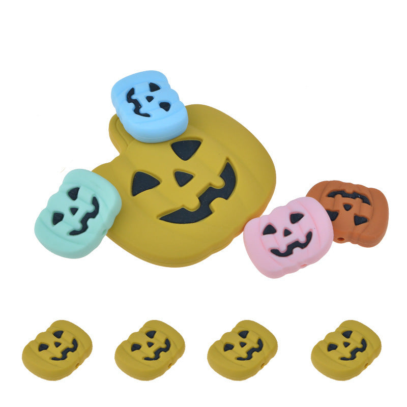 Cuentas de dibujos animados de Halloween de silicona de 20 piezas al por mayor
